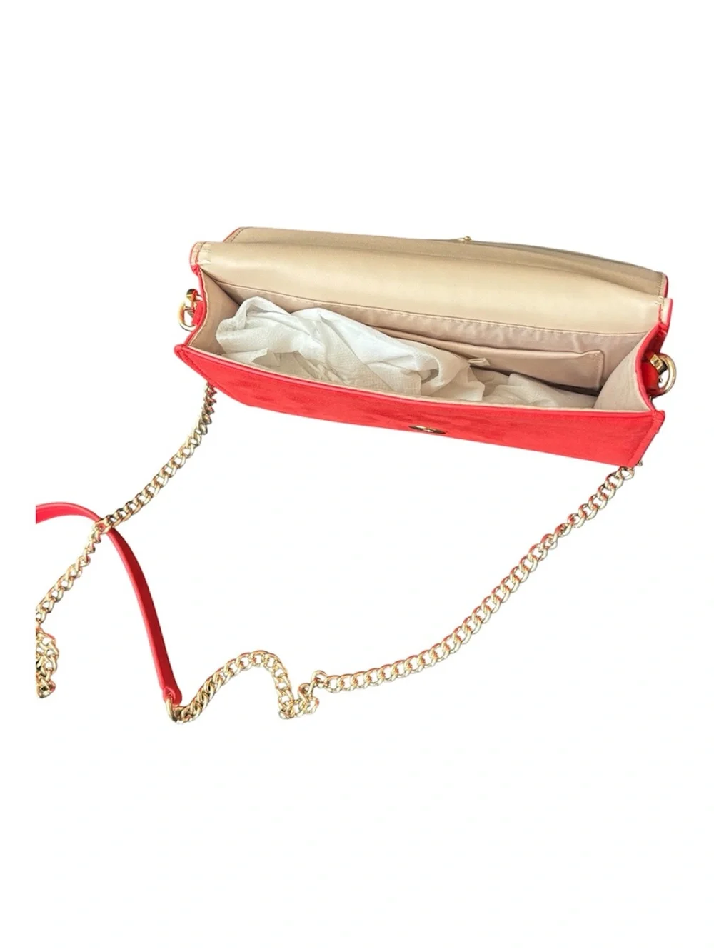 H&M Faux Suede Crossbody Bag